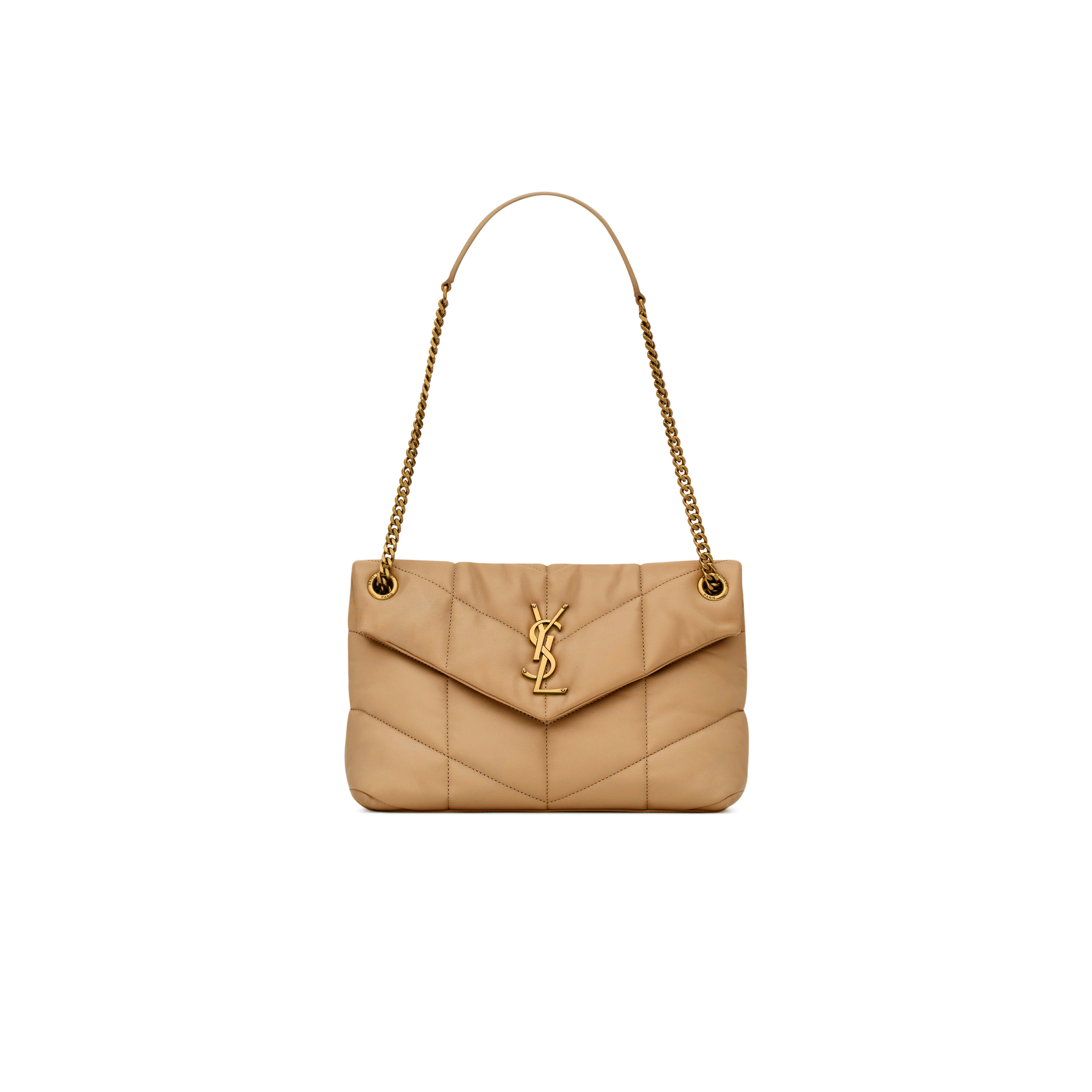 YSL PUFFER SMALL IN LAMBSKIN 577476 (29*17*11cm)